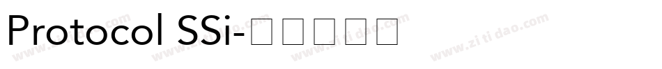 Protocol SSi字体转换